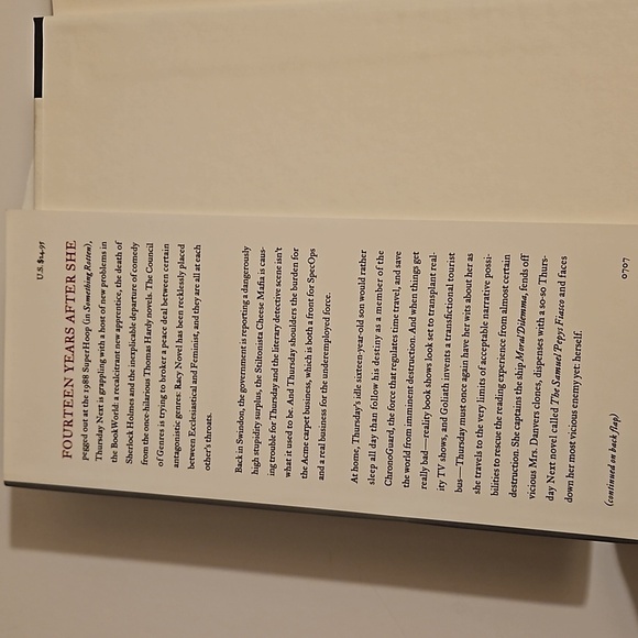 Thursday Next Jasper F forde Viking Publisher Home Accents Cofffe Table Books - Picture 11 of 13